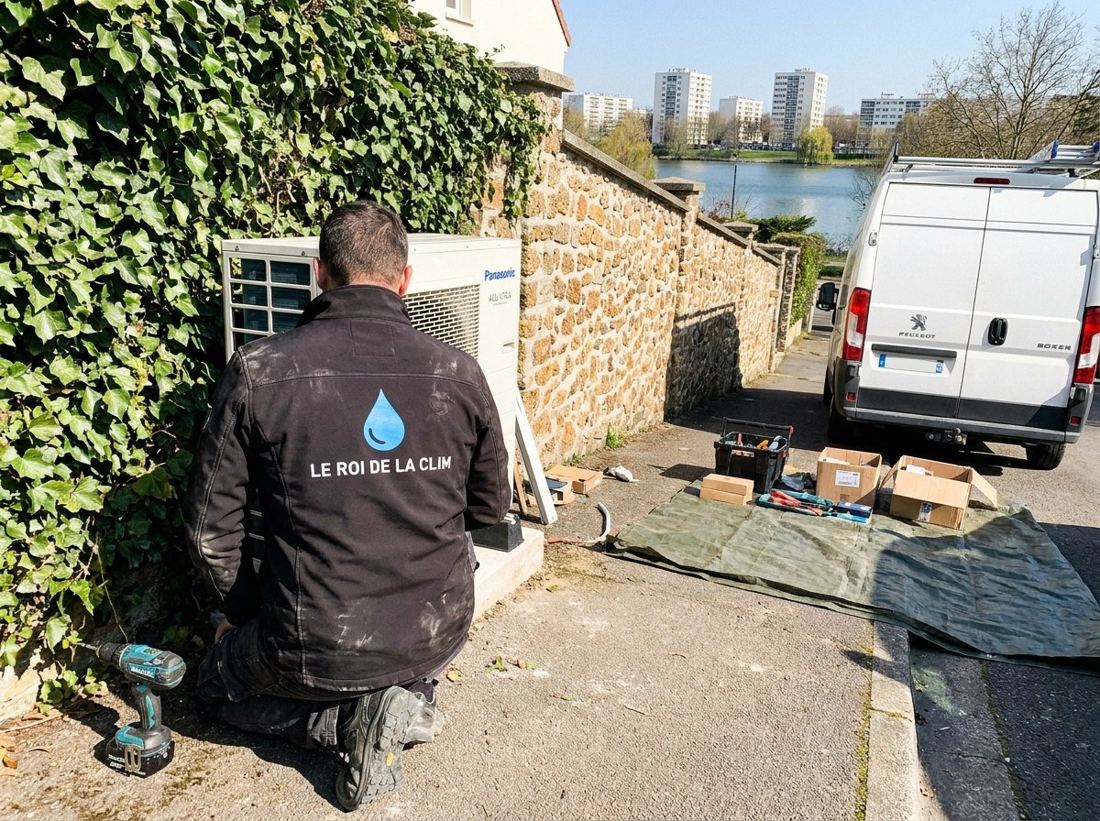Le roi de la clim 94 créteil — mise en service